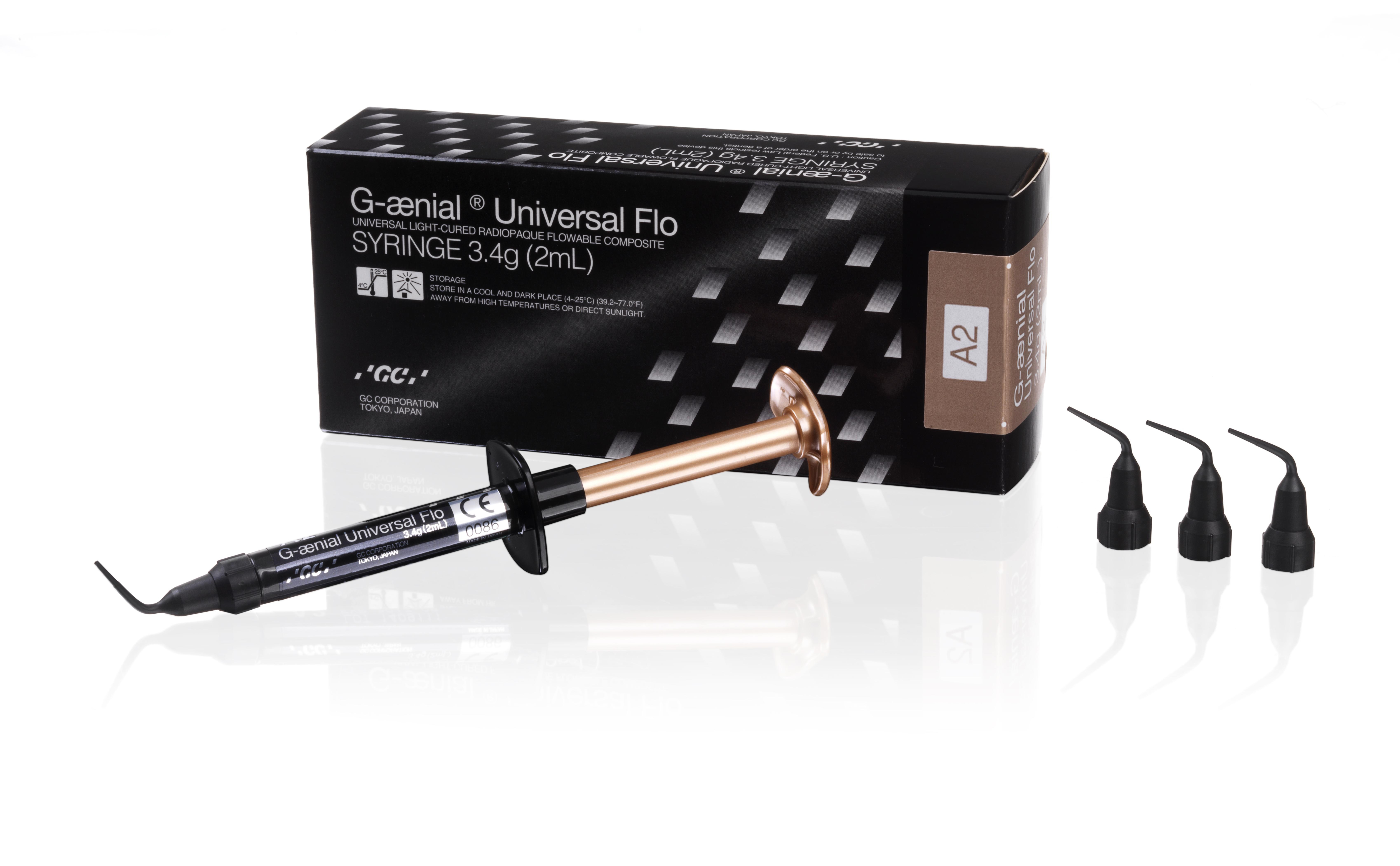 thumbnail image 2 of GC G-Aenial Flo X Flowable Composite Syringe – A2 (Shade 900720, 008318) 2 of 5